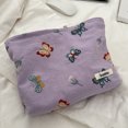 thumbnail image 4 of Bolsa de almacenamiento de cosméticos con mariposa bordada, bolsa de lavado portátil para regalos navideños Ndcxsfigh Cuidado Belleza, 4 of 7