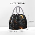 thumbnail image 2 of Disketp Full Moon Black Dragon Bolsa Térmica para Almuerzo, Lonchera con Abertura Amplia y Gran Capacidad, Organizador Reutilizable para Mujeres, Hombres y Adultos, 2 of 6