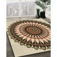 thumbnail image 2 of Ahgly Company Indoor Rectangle Patterned Deer Brown Area Rugs, 4' x 6', 2 of 6