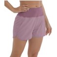 thumbnail image 4 of Shorts de Course et d'Entraînement Taille Haute pour Femmes 2,5 Pieds' avec Doublure et Poche Arrière à Fermeture Éclair, 4 of 6
