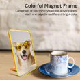 thumbnail image 2 of Colorful Magnet Picture Frames - Clear Frame, 2 of 7