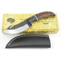 Wild Turkey Handmade Collection Full Tang 1075 High Carbon Steel Gut Hook Fixed