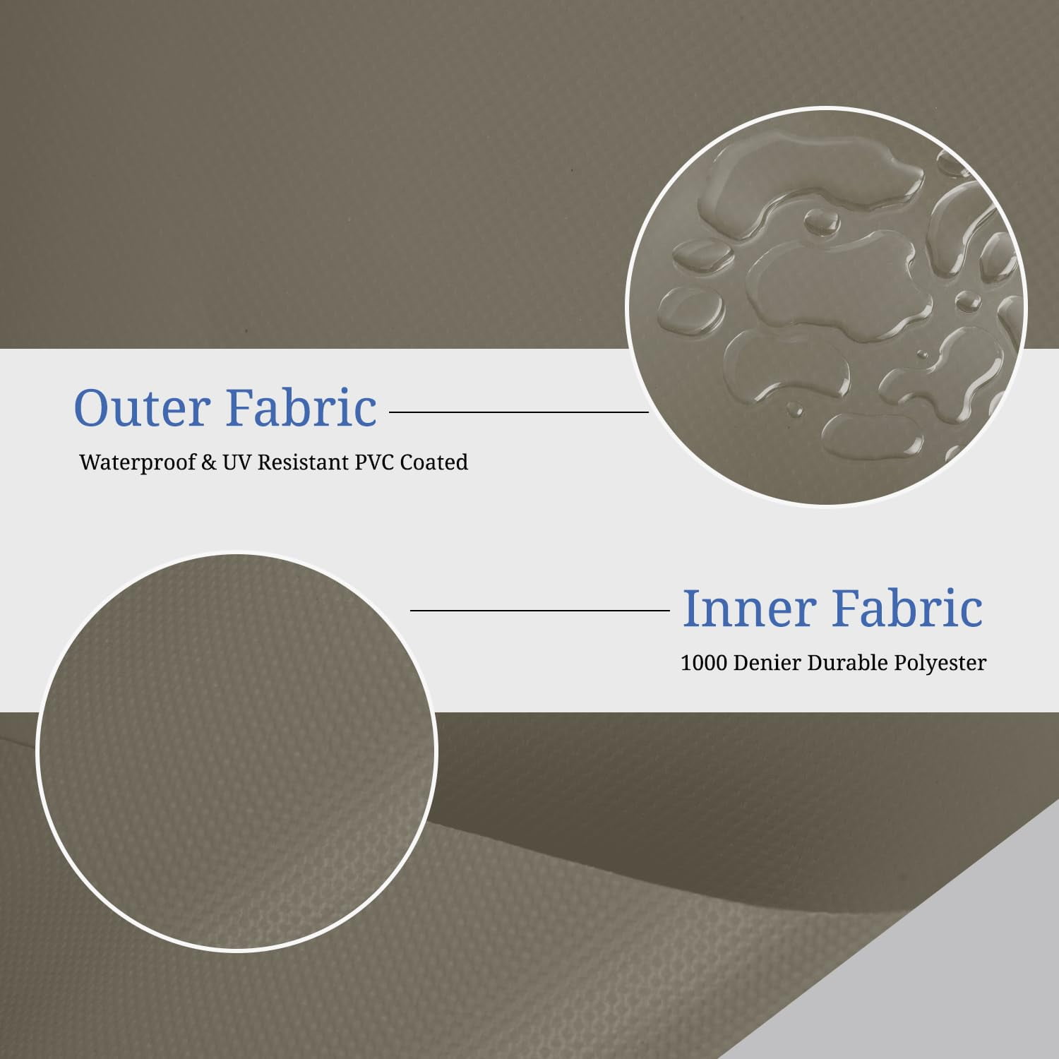 Covers & all Curved Outdoor Couch Cover, 1000D Waterproof, UV-Resistant Patio Furniture Cover