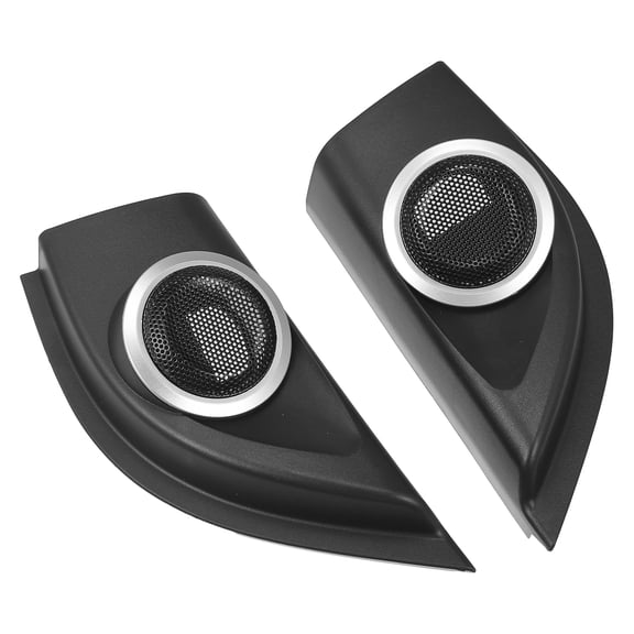 1 Pair Car Door Tweeter Speaker Panel Cover Trim Fit for Honda City 2014 2015 2016 2017 2018 2019