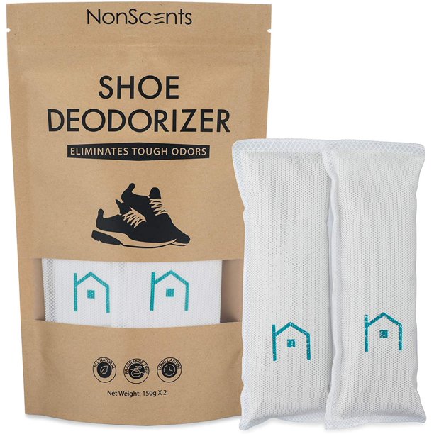 NonScents Shoe Deodorizer Odor Eliminator, Freshener for Sneakers