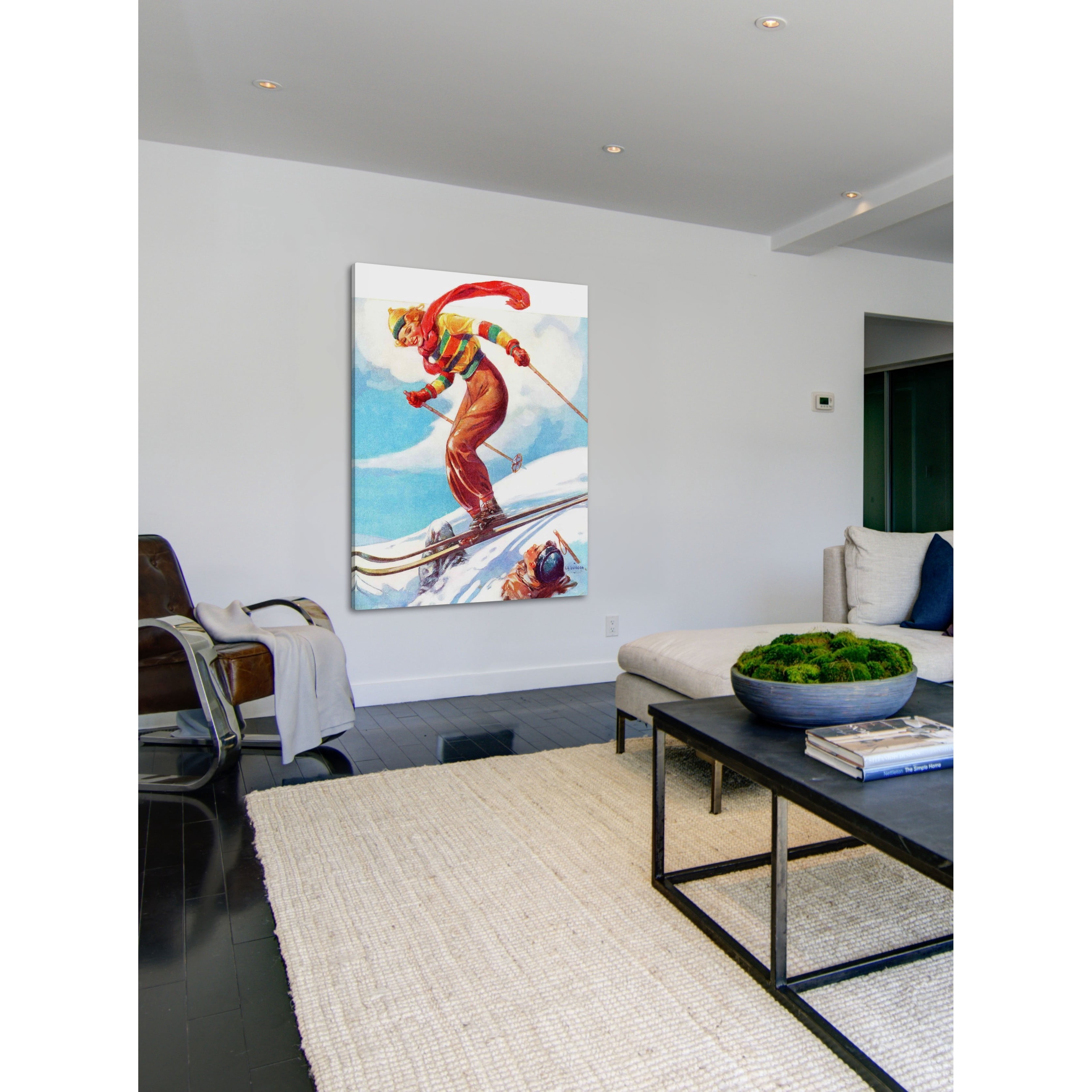 Marmont Hill Ski Jump by V.A. Svoboda Painting Print on Canvas