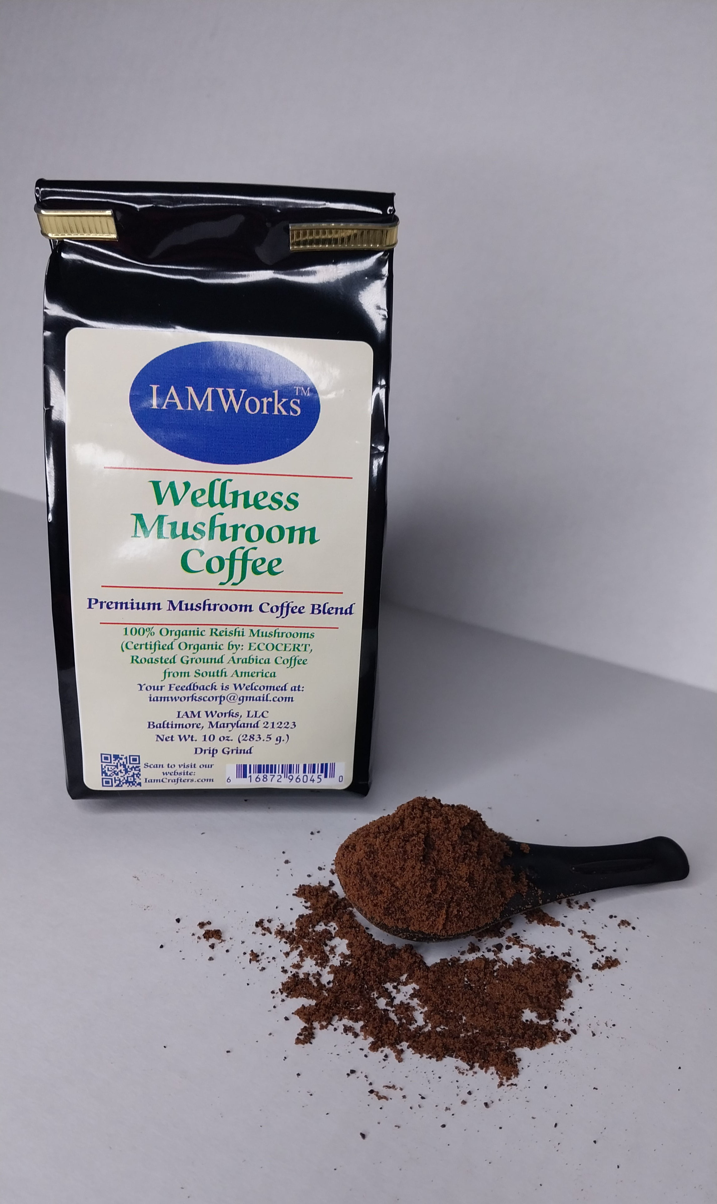 Iam Works Wellness Mushroom Coffee Blend Pods 11gr per K/pod