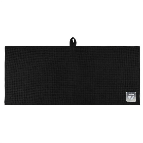 TaylorMade Golf Magnetic T-Bug Players Towel Black