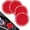 Red, variant on Car Coasters, 4 Pack Universal Vehicle Bling Car Coaster, Crystal Rhinestone Coaster for Cup Holders, Car Interior Accessories 2.75'' Silicone Anti Slip Car Coasters for Women (Black)