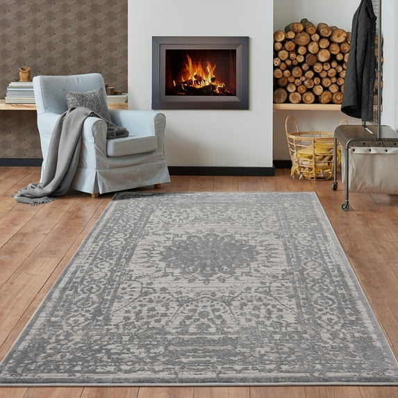 Roma Collection Vintage Bohemian Traditional Style Persian Oriental Rug