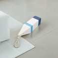 thumbnail image 1 of OUNONA Sky Blue Nautical Wooden Buoy Ornament for Home Decor Handmade MDF Oceanic Charm 3pcs Set, 1 of 8