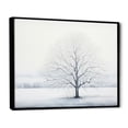thumbnail image 2 of Designart "Minimalist Winter Tree II" Tree Floater Framed Wall Decor, 2 of 5