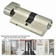 thumbnail image 3 of Lock Cylinder with 3 Keys, Anti Theft Door Lock Cylinder Lock Single Open Copper Lock Cylinder, Brass Door Lock Cylinder for Storage Unit Security Bedroom Door Locks, 3 of 8