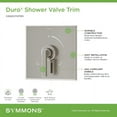 thumbnail image 4 of Symmons S3690BBZTRM Duro Single Handle Volume Control Valve Trim - Bronze, 4 of 7