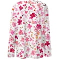 thumbnail image 4 of Womens 2026 Summer Tops Long Sleeve Floral Print Y2K Tees Crew Neck Lightweight Casual Going Out T Shirts, 4 of 4
