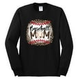 thumbnail image 1 of Baseball Mom Jaguar Print Sports Mens Long Sleeve Shirt, Black, Medium, 1 of 4