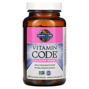Garden of Life Multivitamin for Women - Vitamin Code 50 Wiser Womens Raw Whole Food Vitamin Supplement with Probiotics, Vegetarian, 120 Count