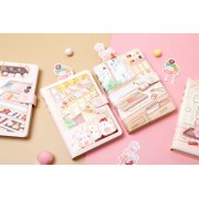 Cute Journal for Women, Vegan Leather Writing Diary, Puffy Cover Notebook, 256 Pages, 7.3 x 5.1