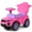Pink, variant on Infans 3 in 1 Ride on Push Car Toddler Stroller Sliding Car w/Music White