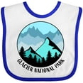 thumbnail image 3 of Inktastic Glacier National Park Montana Mountains Boys or Girls Baby Bib, 3 of 4