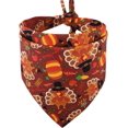 thumbnail image 1 of Thanksgiving Dog Bandana Fall Autumn Reversible Triangle Bibs Scarf Accessories for Dogs Cats Pets, 1 of 5