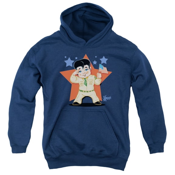 Elvis Presley - Lil G I - Youth Hooded Sweatshirt - Large
