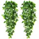 thumbnail image 1 of Planta trepadora de hiedra Artificial, planta colgante Artificial, 2 uds., 1 of 5