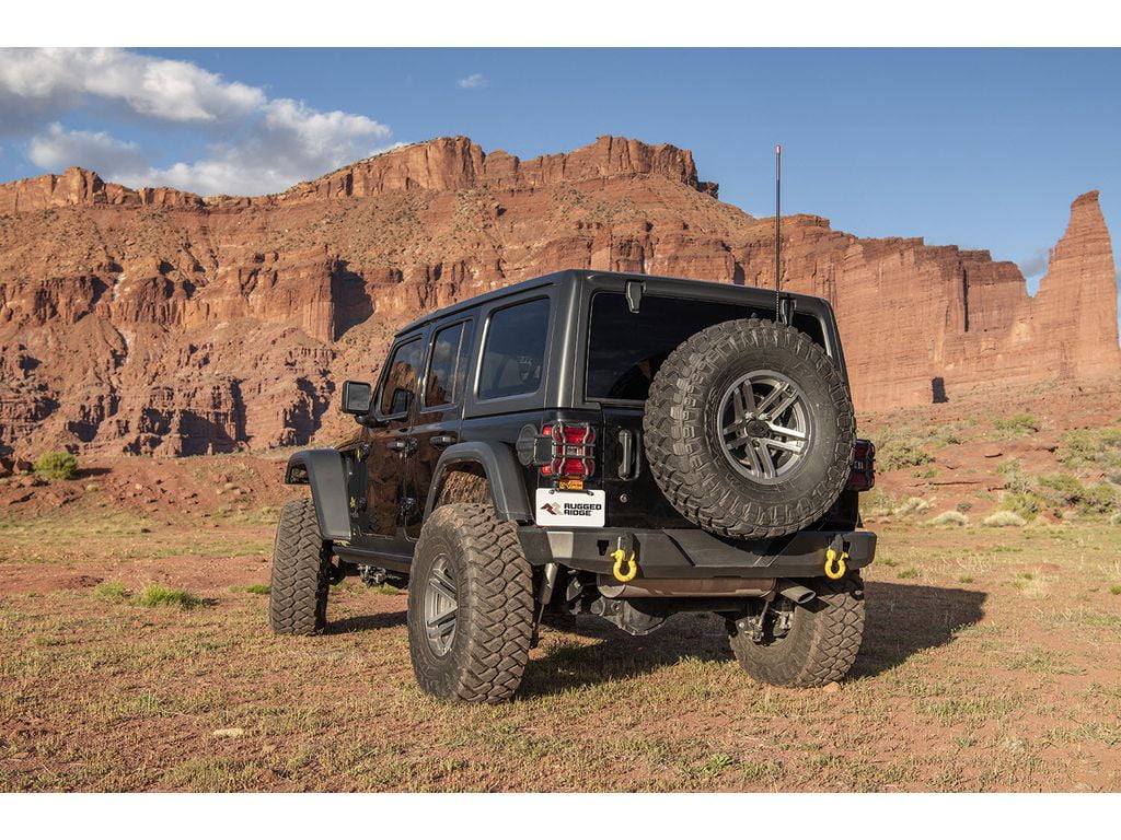 Rugged Ridge 11540.37 Heavy Duty Rear Bumper