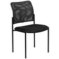 thumbnail image 1 of Comfort Black Mesh Stackable Steel Side Chair, 1 of 9
