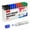 Multi-color-4clors, variant on Comix Dry Erase Marker Chisel Tip, Low Odor Non Toxic,36 Bulk Black