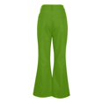 thumbnail image 3 of YOTMKGDO Work Pants for Men, Dress Pants Men, Mens Casual Solid Color Pocket Suit Pant Bell Bottoms Casual Pants, Green XL, 3 of 5