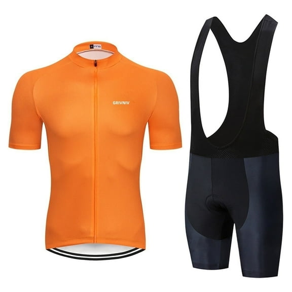 Men's Cycling Jersey Sets Road Bike Jersey Bicycles Clothing, Bib Shorts with Pockets Padded