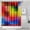 Colorful Rainbow Checkered, variant on Colorful Rainbow Checkered Pattern Shower Curtain 84"x72" ,Bathroom Decorative Shower Curtains Set with 12 Hooks,Modern Waterproof Washable Shower Curtain
