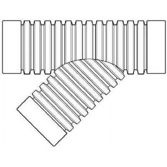 Ads Wye 3 " 45 Deg. Polyethylene