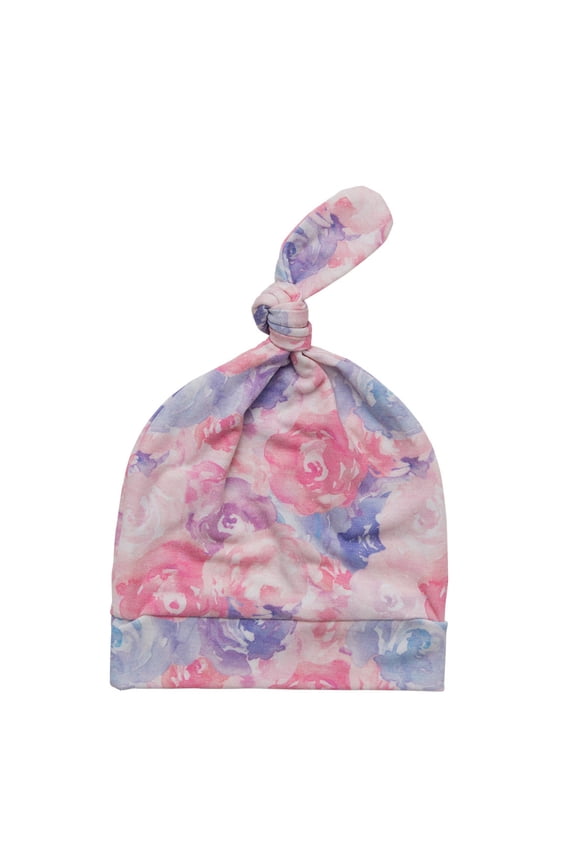 Newborn Top Knot Hat Cap For Baby - Bouquet