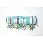 Heavy Fringed Beach Blanket 100% Cotton Atlantic Beach