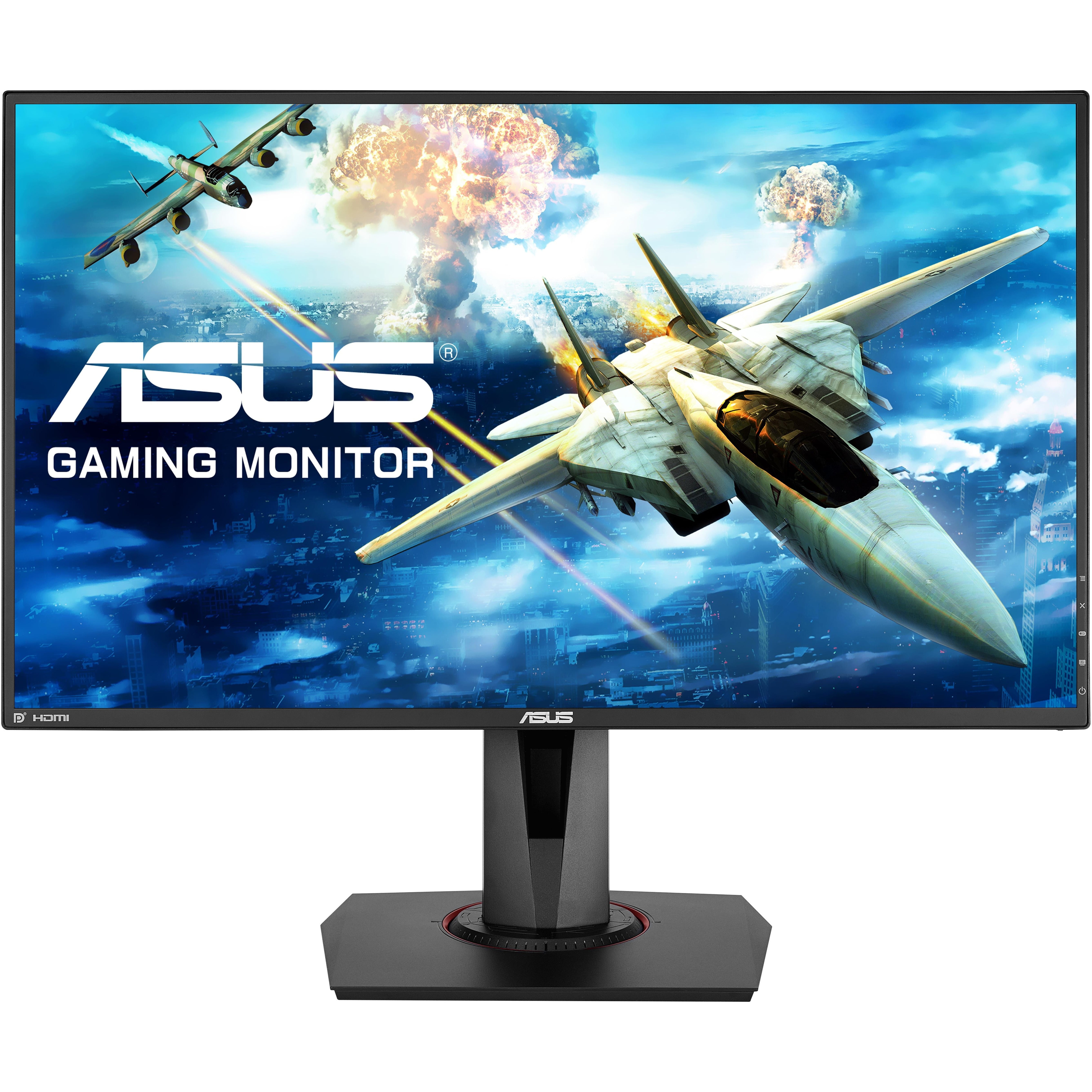 Monitor Gaming G-Sync Full 144Hz Backlit HD Compatible with AMD Care Flicker-Free DisplayPort 1ms Asus Sync Ultra Light VG278Q Built-in Free Low-Blue & 27\