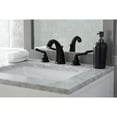 thumbnail image 4 of Kingston Brass KB980 Magellan Robinet de Salle de Bain à Large Diffusion, Noir Mat, 4 of 6
