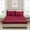 Burgundy, variant on Twin Satin Fitted Sheet Black - Silky Smooth Cooling Bed Bottom Sheet for Teens, Deep Pocket