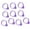 Purple, variant on Ayyufe Pastry Bag Clip; 10Pcs Pastry Bag Clips Eco-friendly High Elastic Silicone Decorative Pastry Bag Retaining Ties for Home; Blue
