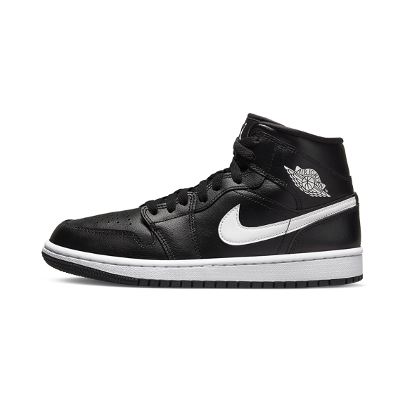 JORDAN WOMENS AIR JORDAN 1 MID Womens "Black / White" DV0991 001 DV0991 001 from Stadium Goods