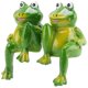 thumbnail image 1 of 2pcs/Set Cute Resin Sitting Frogs Statue Outdoor Garden Store Decorative Frog Sculpture For Home Desk Garden Decor Ornament S2, 1 of 5
