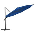 thumbnail image 4 of CorLiving 11.5ft Deluxe Durable Canopy Offset Titling & Rotating Patio Umbrella with Aluminum Frame, 4 of 9