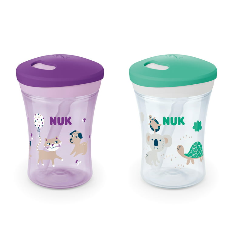 NUK Silicone Baby Straw Cup Cups