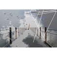 thumbnail image 3 of Kat 24x17 Black Modern Framed Museum Art Print Titled - Bridge, 3 of 5