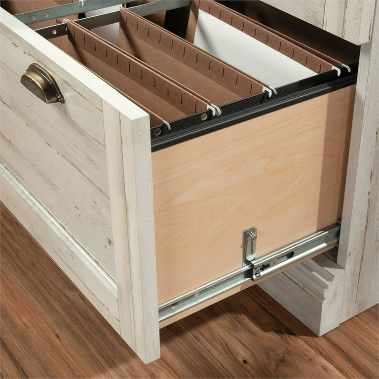 Sauder Barrister Lane Engineered Wood 2 Drawer Lateral File Cabinet White Plank Com Sauder Barrister Lane Engineered Wood 2, 2 Drawer Filing Cabinet White Wood