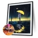 thumbnail image 2 of Cuadros Decorativos 5D Kit Rhinestone Imágenes DIY Moonlight Girl Full Round Drill Diamond Painting Likrtyny embutido en tela, 2 of 9