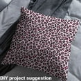 thumbnail image 2 of Castle Fairy Leopard Print Fabric by the Yard 1 Yard,Black Pink Home Decor Fabric by the Yard,Animal Print Room Decor Fabric by the Yard,Microfiber Teenagers Bedroom Decor, 2 of 6