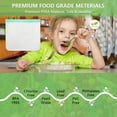 thumbnail image 3 of Reusable Food Storage Bags - 6 Pack BPA FREE Flat Freezer Bags(4 Reusable Gallon Bags + 2 Leakproof Reusable Sandwich Bags ) Resealable Lunch Bag for Meat Fruit Veggies, 3 of 6