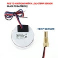 thumbnail image 7 of Unique Bargains 1.65" Universal Digital Water Temperature Gauge Kit with Red Joint Pipe Radiator Sensor Adaptor 100-300F - DC 12V Automotive LED Display, 7 of 7